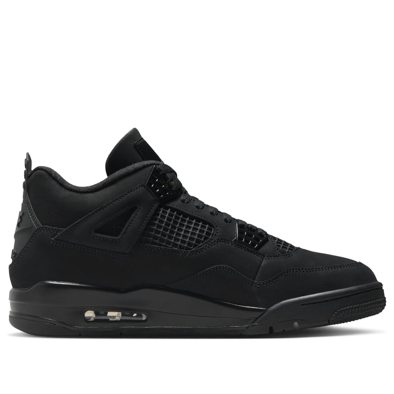 Air Jordan 4 Retro 'Black Cat' 2025 Men's Basketball Sneakers FV5029-010
