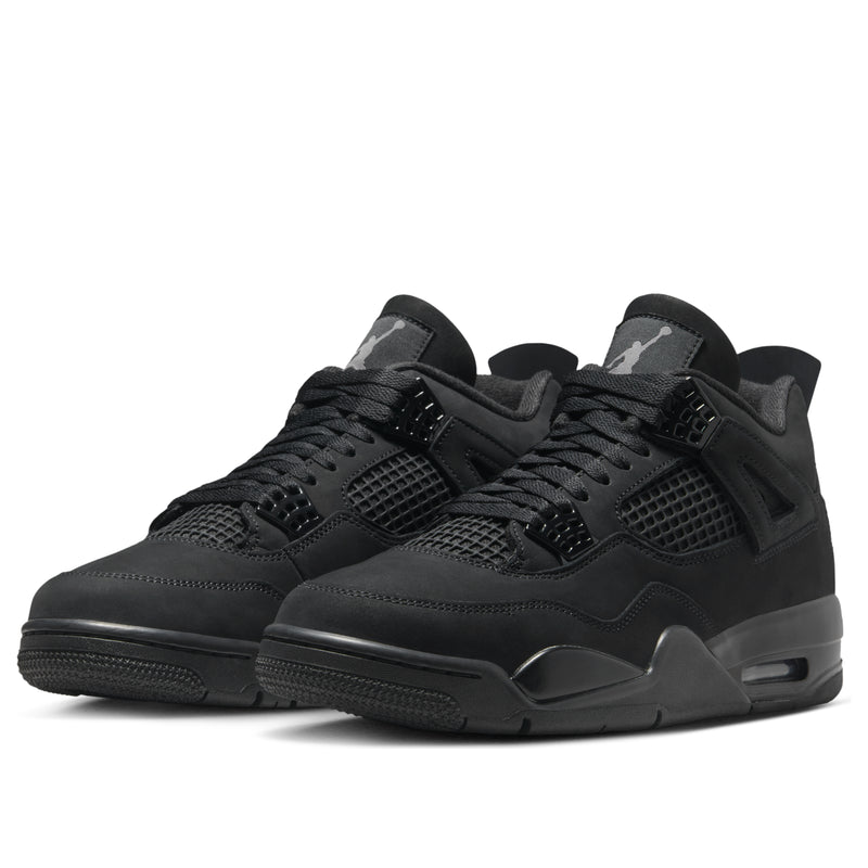 Air Jordan 4 Retro 'Black Cat' 2025 Men's Basketball Sneakers FV5029-010