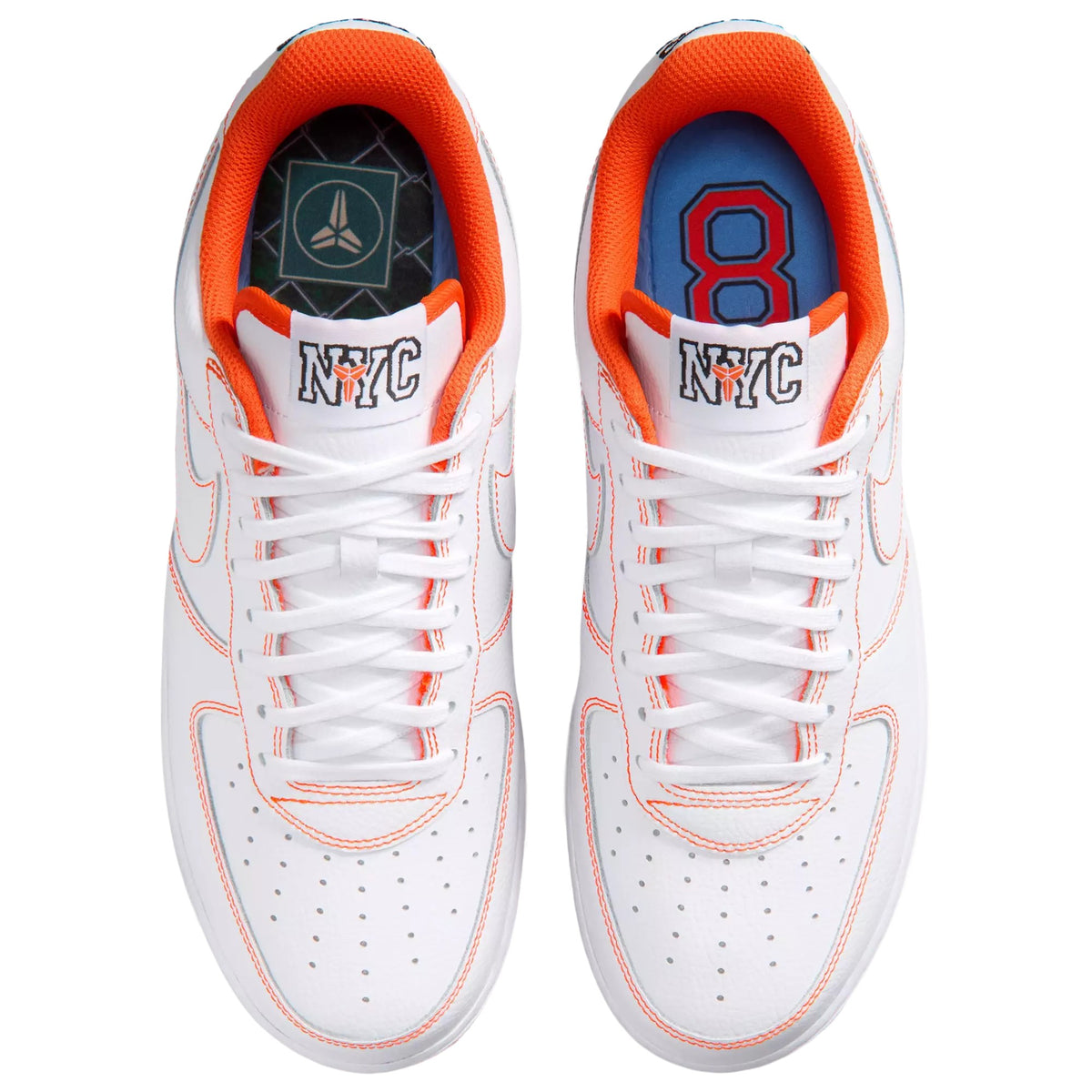 Nike Kobe Air Force 1 Protro Low White Orange IQ3921-100