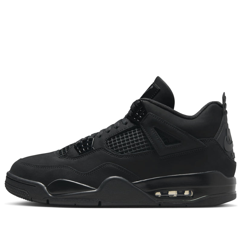 Air Jordan 4 Retro 'Black Cat' 2025 Men's Basketball Sneakers FV5029-010